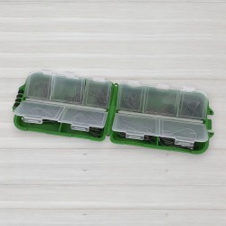 Набір гачків з насічками № 5-12, 100шт/уп, 10 розмірів